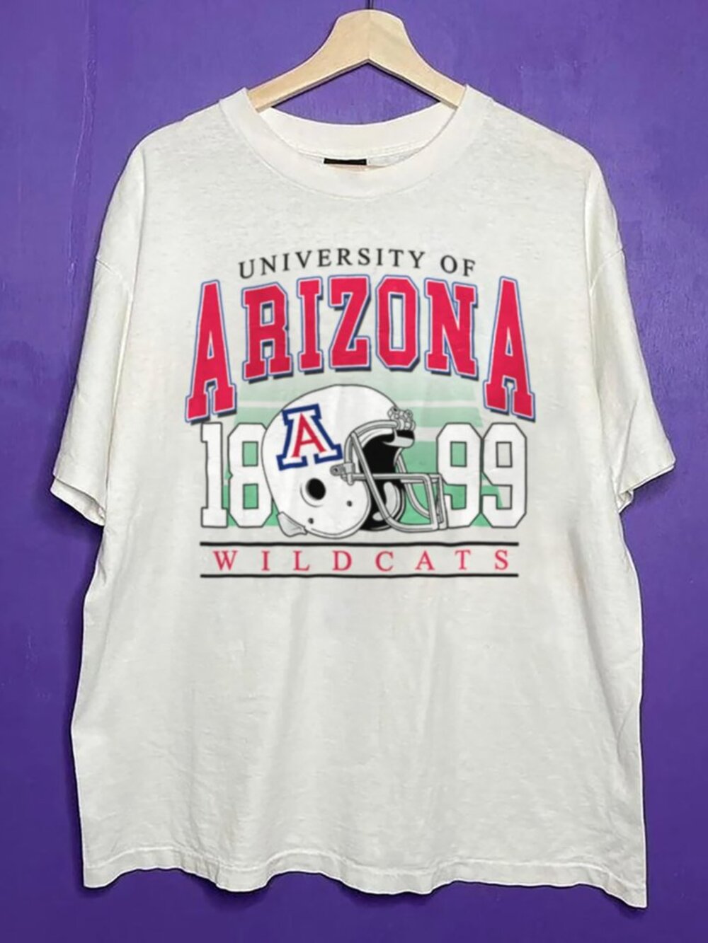 Vintage Arizona Wildcats Football Shirt, Retro University of Arizona Shirt Tee